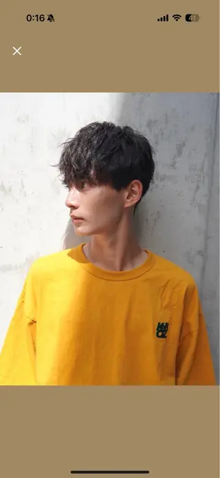 ショート メンズ nico TOKYO所属・ニュアンス/ センターパート/イノのヘアスタイル