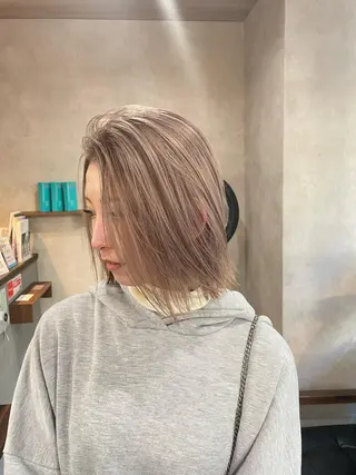 ミディアム RIENS xrea一樹のヘアスタイル
