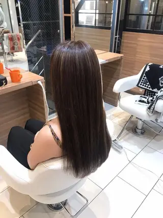 セミロング 🌈プルエクステ& ハイトーン🌈関飛鳥のヘアスタイル