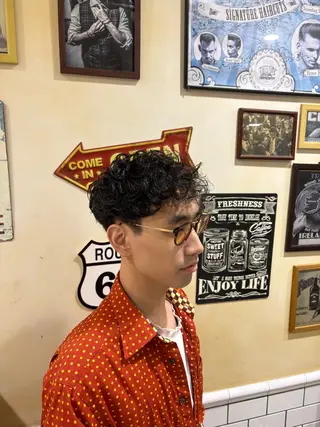 ショート Groomers Tokyo所属・大山慧也/メンズ/ フェード/バーバーのヘアスタイル