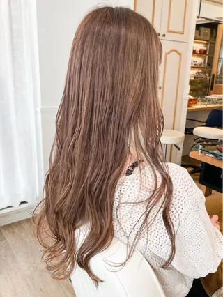 ロング カラー ✨カラー支持No.1 🧸ワキ カナコ🧸のヘアスタイル