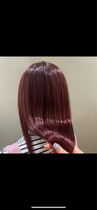 ロング 瀧澤 友里のヘアスタイル