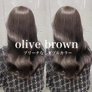 セミロング カラー ヘアアレンジ Ella所属・nana【艶髪】/ レイヤー/縮毛矯正のヘアスタイル