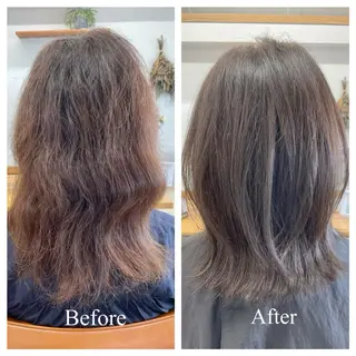 セミロング 藤本 静香のヘアスタイル