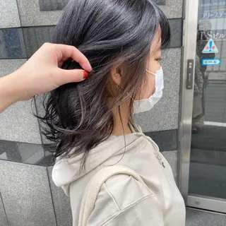 セミロング 川野 彩海のヘアスタイル