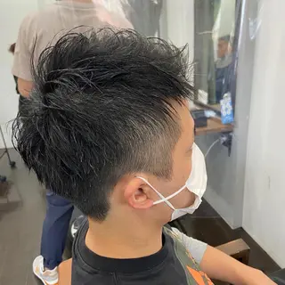 ミディアム カラー パーマ ヘアアレンジ メンズ キッズ ネイル マツエク・マツパ アイブロウ times salon名駅所属・久木原 ゆりのヘアスタイル