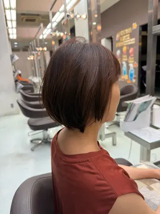 ショート ヘアーメイクWILL 西宮店所属・WILL西宮 藤原 佳奈/髪質改善/艶髪のヘアスタイル