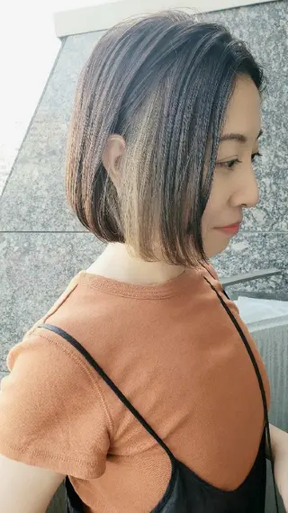 ミディアム カラー private salon Ao所属・紹介制private salonのヘアスタイル