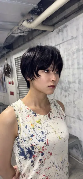 ショート LIM所属・浅見 文音のヘアスタイル