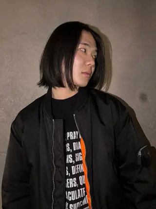 ロング メンズスタイリスト リュウジのヘアスタイル