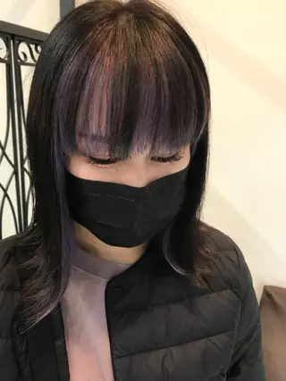 セミロング 髪質改善サロン 福田昌子のヘアスタイル