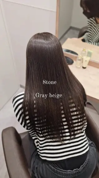 セミロング カラー サロウィン　神戸三宮店所属・三宮No.1ブリーチ 無しカラー/杉山太貴のヘアスタイル