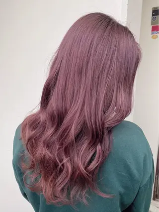 セミロング 艶ピンク*ヘアセット 🌙shioriのヘアスタイル