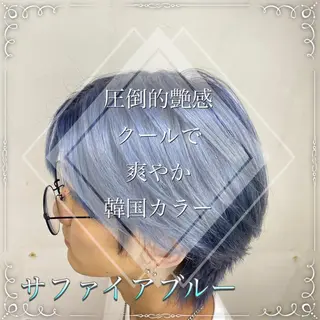 ショート カラー メンズ Agu hair milo所属・🥀寒色女神 山口玲奈🥀のヘアスタイル