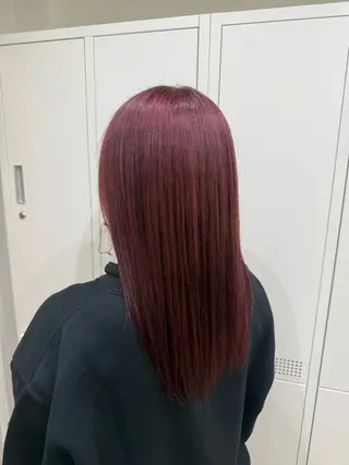 セミロング little×esta 大名 【リトルエスタ】所属・littleesta 那月のヘアスタイル