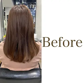 セミロング カラー ヘアアレンジ LAVENDIA Azabu所属・LAVENDIA 初音のヘアスタイル