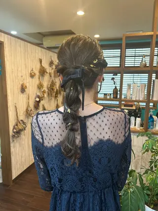 ロング ヘアアレンジ 早坂 さくらのヘアスタイル