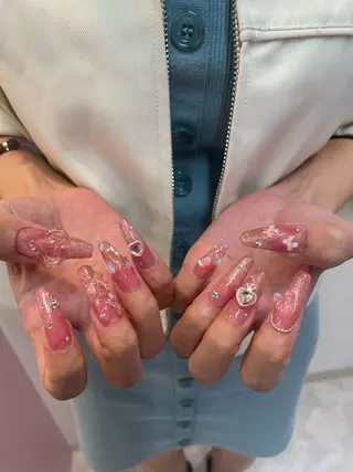 ネイル 束感まつ毛/ネイル/ LED♥KIRARAのマツエク・マツパデザイン