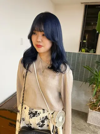 ミディアム カラー 🩷ハイトーン透明感 レイヤー🩷ユリカのヘアスタイル