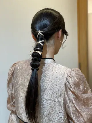 ロング ヘアアレンジ 高尾 成紀のヘアスタイル