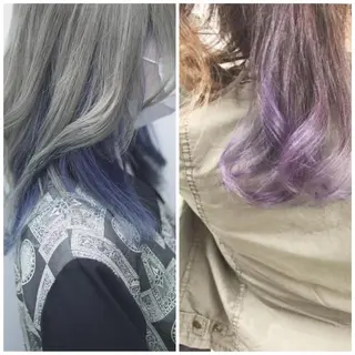 セミロング カラー Crystal 船橋のヘアスタイル