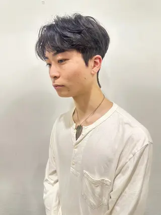 ショート カラー パーマ メンズ メンズ特化 【かな】のヘアスタイル