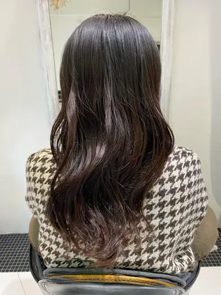 セミロング カラー ducha所属・DUCHA Tomida naoのヘアスタイル