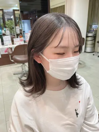 ミディアム 天王寺ハイトーン rinkaのヘアスタイル