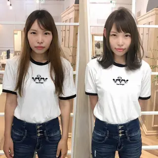 セミロング カラー NoWL所属・大人可愛いショート＊ NoWL栗原隆成のヘアスタイル