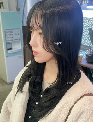 ロング レイヤー/デジパ SAKIのヘアスタイル