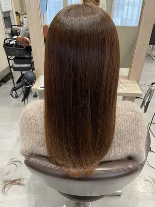 ロング カラー 永田 まどかのヘアスタイル
