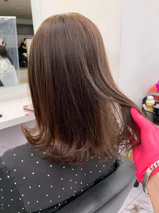 セミロング 【美容室が苦手な方 専問美容室】MIHOのヘアスタイル