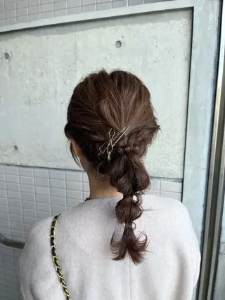 ヘアアレンジ 🫧ナオ🫧 /韓国 ヘア/ マンツーマンのヘアスタイル