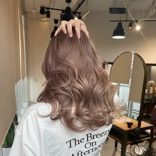 ロング カラー 🩵ྀིハイトーン みほ🎀🫐のヘアスタイル