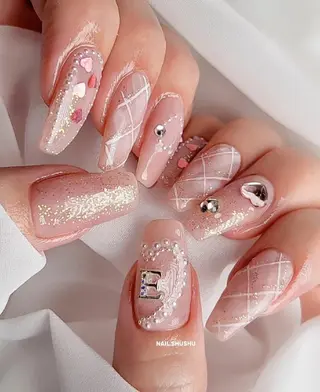 ネイル 3dパーツ/流行り 👧shushu❤️のネイルデザイン