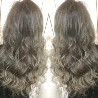 ロング カラー 井上 一平のヘアスタイル