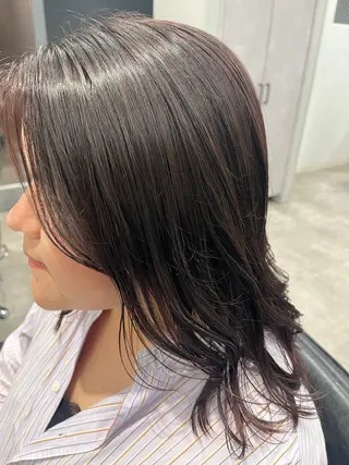 カラー ボブ/透明感カラー/ 髪質改善/🌙/ルナのヘアスタイル