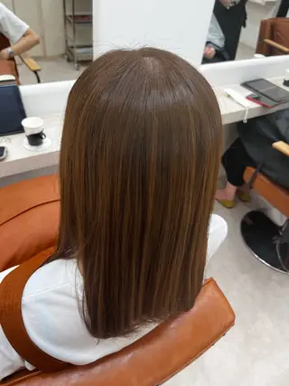 カラー 透明感寒色 カラー/さとゆな💛のヘアスタイル