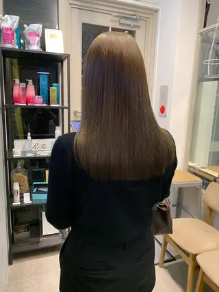 ロング カラー REINA☁️透明感 カラー/ぷつっと♡のヘアスタイル