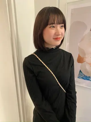 ショート riria/ボブ /ブラウンカラー🎀のヘアスタイル