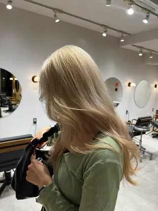 ロング カラー パーマ/ボブ /レイヤー チヒロのヘアスタイル