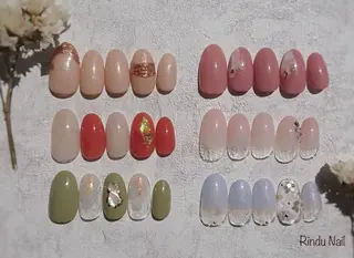 ネイル Rindu Nail 名駅miniのネイルデザイン