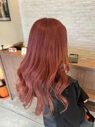 ロング カラー ブリーチ⏳艶カラー Natsukiのヘアスタイル