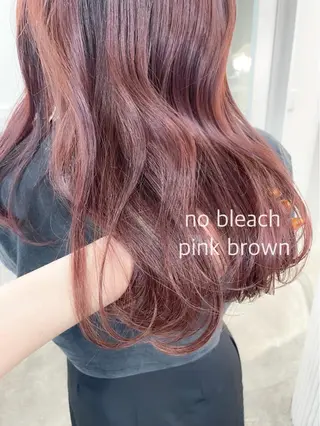 ミディアム カラー ミディアム/顔周り/ ベージュ🌼mayuのヘアスタイル