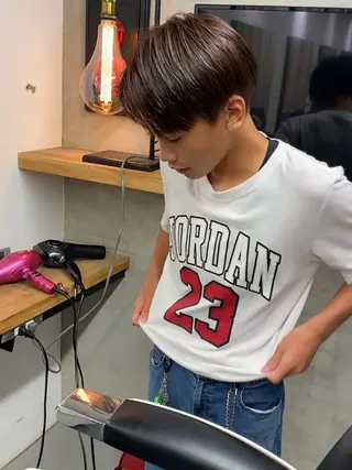 ショート カラー メンズ MOTEL men's andshaving所属・鶴見 光のヘアスタイル