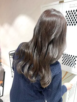 セミロング カラー 艶ボブ🤎ボブパーマ 透明感カラー\メンズのヘアスタイル
