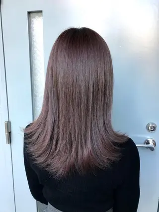セミロング カラー hair living Liko池袋東口店【ヘアーリビング　リコ】所属・🌱透明感カラー☘️ TOYO🌱のヘアスタイル
