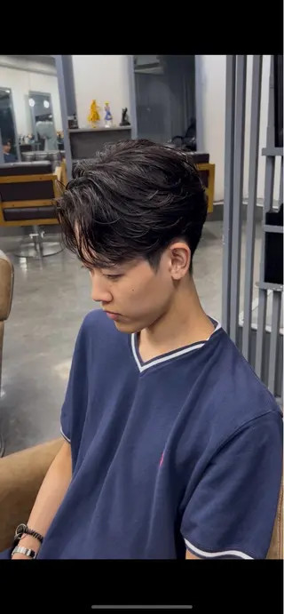 ショート パーマ メンズ 梅田/メンズ／美容師 パーマ/一色翔のヘアスタイル