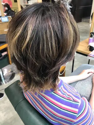 ショート Tink　天神店所属・今村賢治/メンズ/ レイヤー✨艶カラーのヘアスタイル