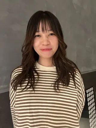 ロング カラー 田中 里奈のヘアスタイル